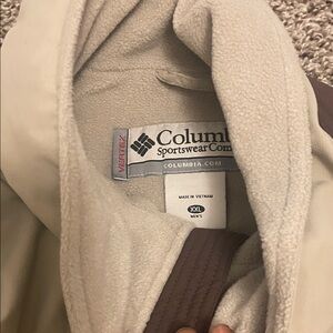 Columbia Men's Light Tan Jacket XXL big and tall